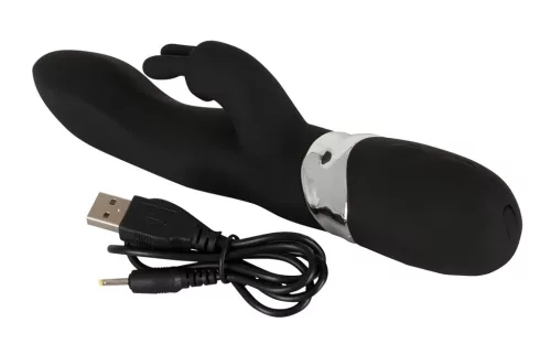 SMILE Blacky - USB-s 2 motoros vibrátor (fekete)