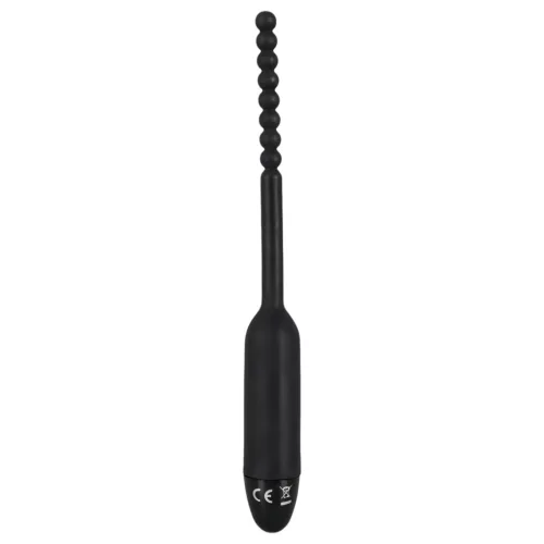You2Toys Pearl Dilator - gömbös húgycső vibrátor - 0,8cm (fekete)