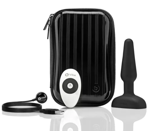 / b-Vibe trio - 3 motoros anál vibrátor (fekete)