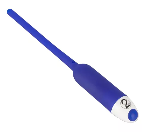 / You2Toys - DILATOR - üreges szilikon húgycsővibrátor - kék (7mm)