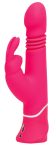   Happyrabbit Thrusting - akkus, csiklókaros lökő vibrátor (pink)