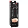 / PDX Super Stroker - rezgő, nyögő műpunci (natúr-fekete)
