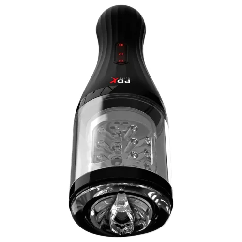 PDX Elite Rotobator - művagina (átlátszó-fekete)