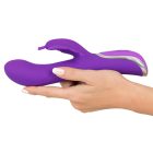 / SMILE Rotating Turbo - forgó, csiklókaros vibrátor (lila)