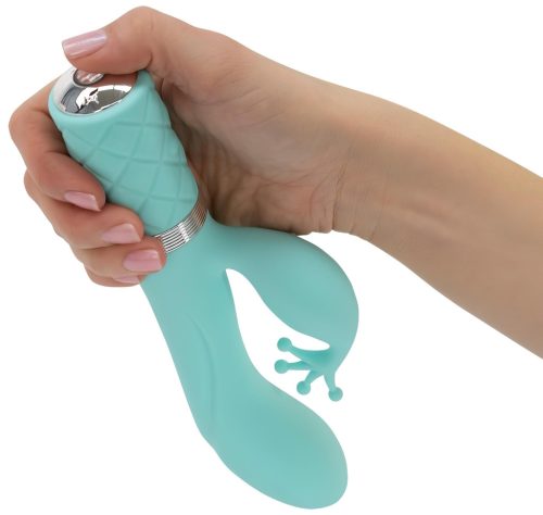/ Pillow Talk Kinky - akkus, 2 motoros G-pont vibrátor (türkiz)