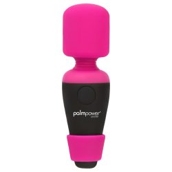   PalmPower Pocket Wand - mini masszírozó vibrátor (pink-fekete)
