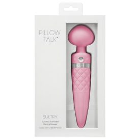   / Pillow Talk Sultry - melegítős, 2 motoros masszírozó vibrátor (pink)