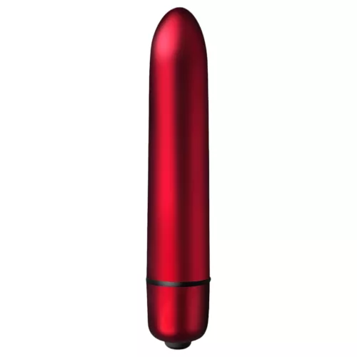 Scarlet Velvet - mini rúzs vibrátor (10 ritmusú) - piros
