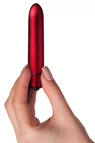 Scarlet Velvet - mini rúzs vibrátor (10 ritmusú, piros)