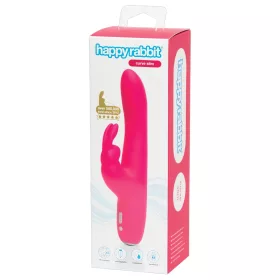   Happyrabbit Curve Slim - vízálló, csiklókaros vibrátor (pink)