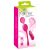 SMILE Love Balls - 82g-os, akkus, rádiós vibrációs tojás (pink)