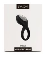   Svakom Tyler - akkus, vízálló, vibrációs péniszgyűrű (fekete)