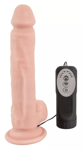 Medical Thrusting - tapadókorongos, lökő-forgó vibrátor (natúr)