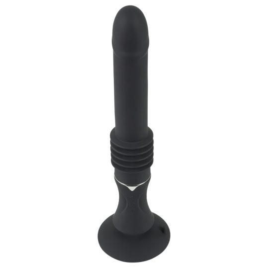 You2Toys Fucking Machine - tapadókorongos lökő vibrátor (fekete)