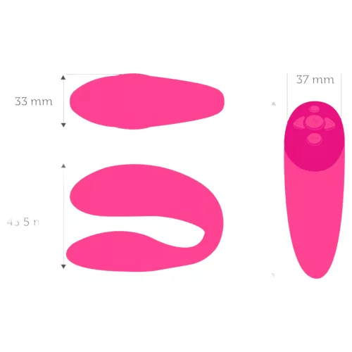 / We-Vibe Chorus - akkus, okos párvibrátor (pink)