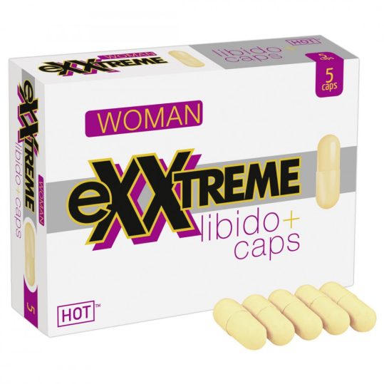 Hot exxtreme Libido étrend-kiegészítő kapszula nőknek (5db)