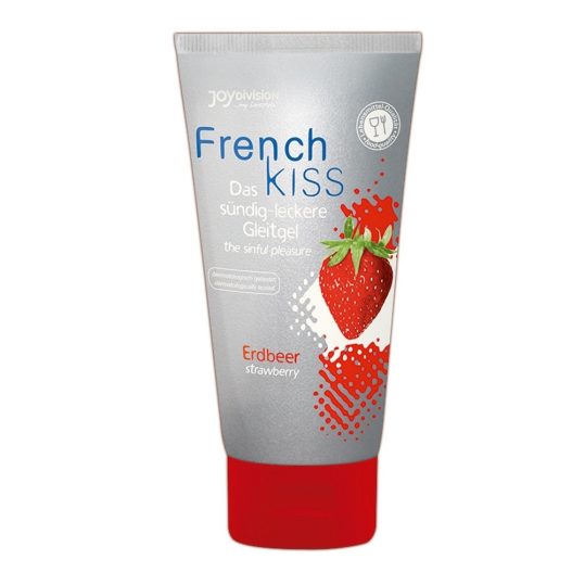Francia csók síkosító - eper (75ml)