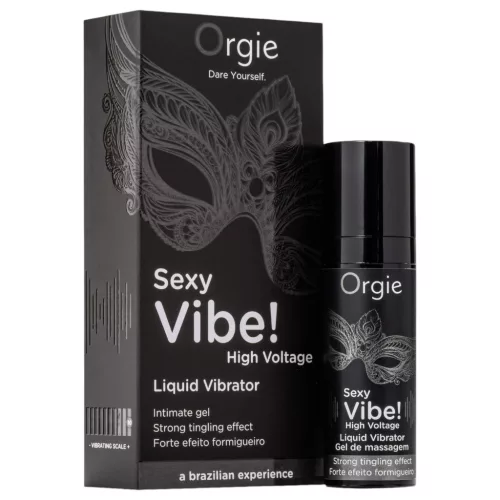 Orgie Sexy Vibe High Voltage - unisex folyékony vibrátor (15 ml)