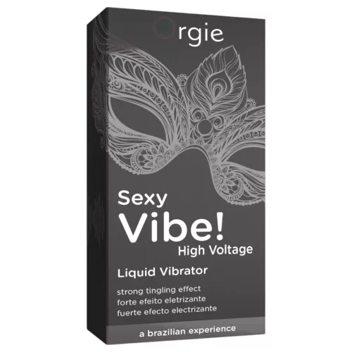 Orgie Sexy Vibe High Voltage - unisex folyékony vibrátor (15 ml)