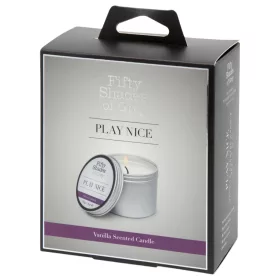   A szürke ötven árnyalata - Play Nice - vanília illatú illatgyertya (90 g)
