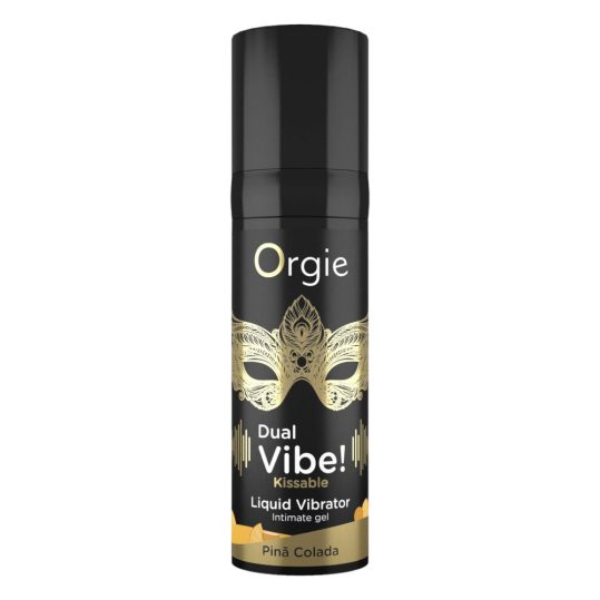 Orgie Dual Vibe! - folyékony vibrátor - Pinã Colada (15ml)