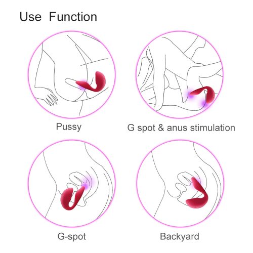Cotoxo Cupid 2 - távirányítós párvibrátor (piros)