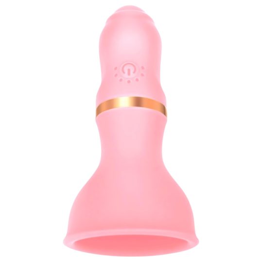 Sunfo - akkus mell vibrátor (pink)