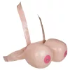 Boob Battle - felfújható felcsatolható cicicsata (testszínű)