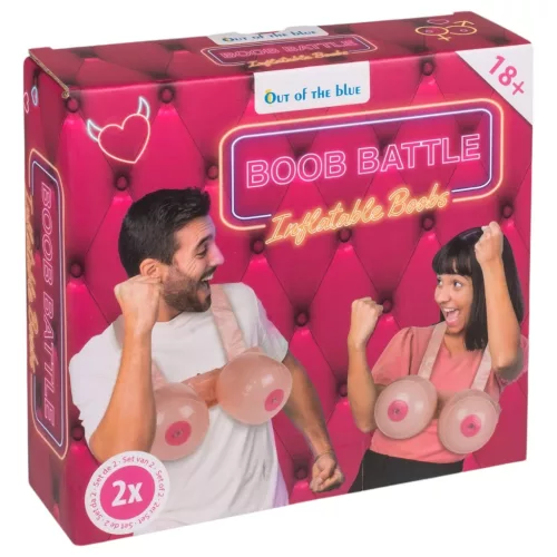 Boob Battle - felfújható felcsatolható cicicsata (testszínű)