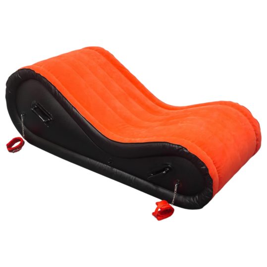 Magic Pillow - Felfújható BDSM szexbútor - bilinccsel - nagy (piros)