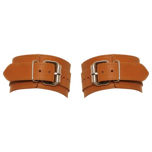 / ZADO - bőr csukló bilincs (barna)