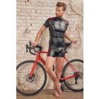 NEK - piros betétes, cipzáras férfi felső (fekete)