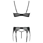 / Passion Eco Leafa - melltartó szett (fekete)