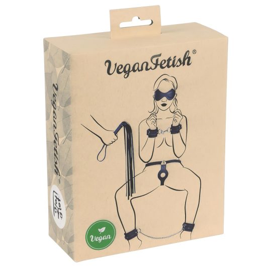 / Vegan Fetish - kötöző szett (7 részes) - fekete