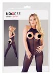 NO:XQSE - nyitott, nyakpántos szexoverall (fekete)