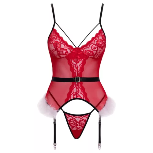 Cottelli - karácsonyi fehérnemű szett (piros)