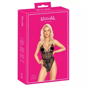 / Kissable - csipke body (fekete)