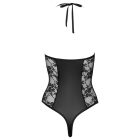 Cottelli Party - virágmintás body (fekete)