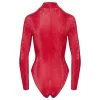 Cottelli - kígyóbőr mintás body (piros)