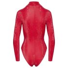 Cottelli - kígyóbőr mintás body (piros)