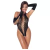 Cottelli - body kesztyűvel (fekete) - S-L