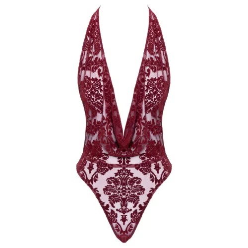 Noir Kink Royal - áttetsző body (piros)