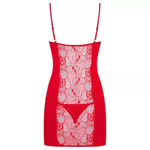 Obsessive Heartina - hálóing és tanga (piros)