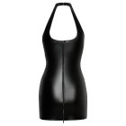 Noir - különleges fűzős miniruha (fekete)