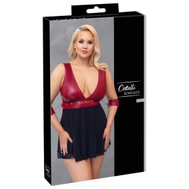 Cottelli Bondage Plus Size - babydoll (piros)