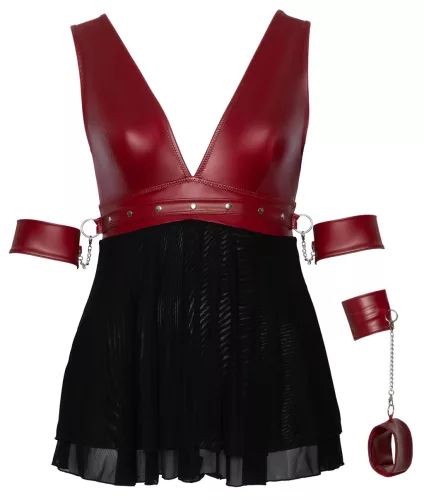 / Cottelli Bondage Plus Size - babydoll (piros)