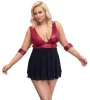 / Cottelli Bondage Plus Size - babydoll (piros)