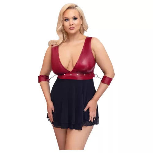 / Cottelli Bondage Plus Size - babydoll (piros)