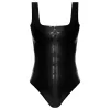 / LATEX - végig cipzáras latex body (fekete)