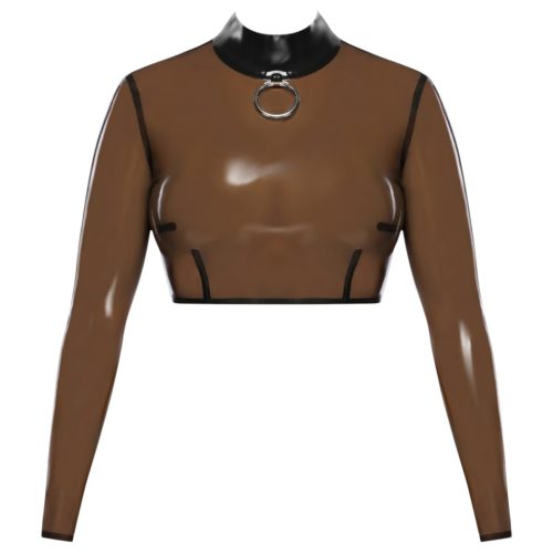 LATEX - áttetsző latex felső (áttetsző-fekete)